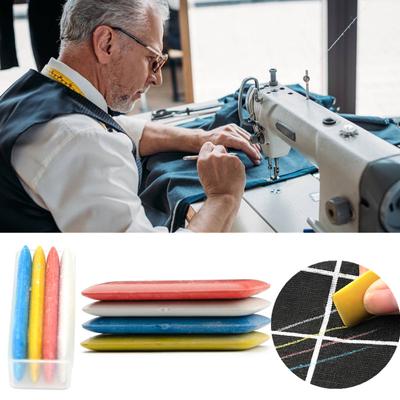 4 Teile/schachtel Kreide Mit Kunststoff Box Löschbaren Stoff Schneider Kreide Schneider Kreide DIY Kleidung Machen Nähen Werkzeuge