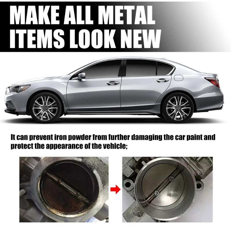 Iron Particle Cleaner Formula Iron Remover Spray for Car Paint Stains Removal