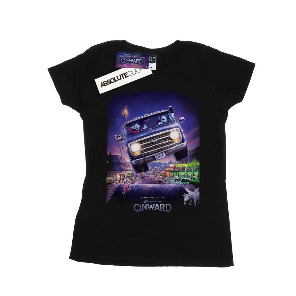 Disney Womens/Ladies Onward Gwniver Poster Cotton T-Shirt