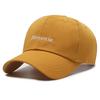 Letter Memorie Embroidered Baseball Cap Round Top Breathable Hat Gift Adjustable