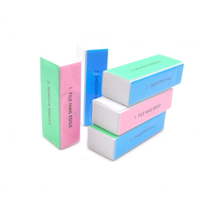 Four-Sided Nail Buffer Block - Multi-Color Polishing & Sanding Sponge