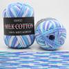 50g/roll Double Knitting DIY Crafts Warm Sewing Supplies Knitting Thread Knitted Yarn Milk Cotton