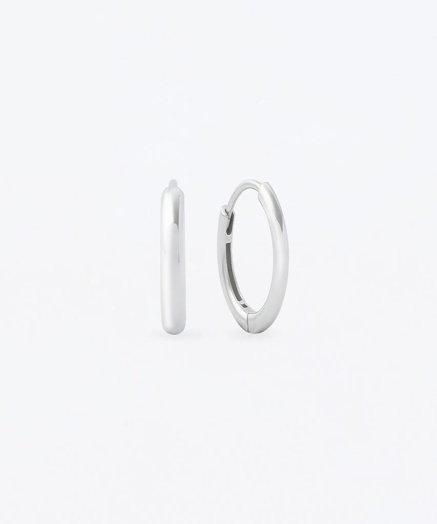 Musinsa Standard Woman 925 Silver Hoop Earrings_1.8T 9.5Mm