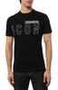 Značkové tričko DSQUARED2 icon nero -45% - Velikost: XL