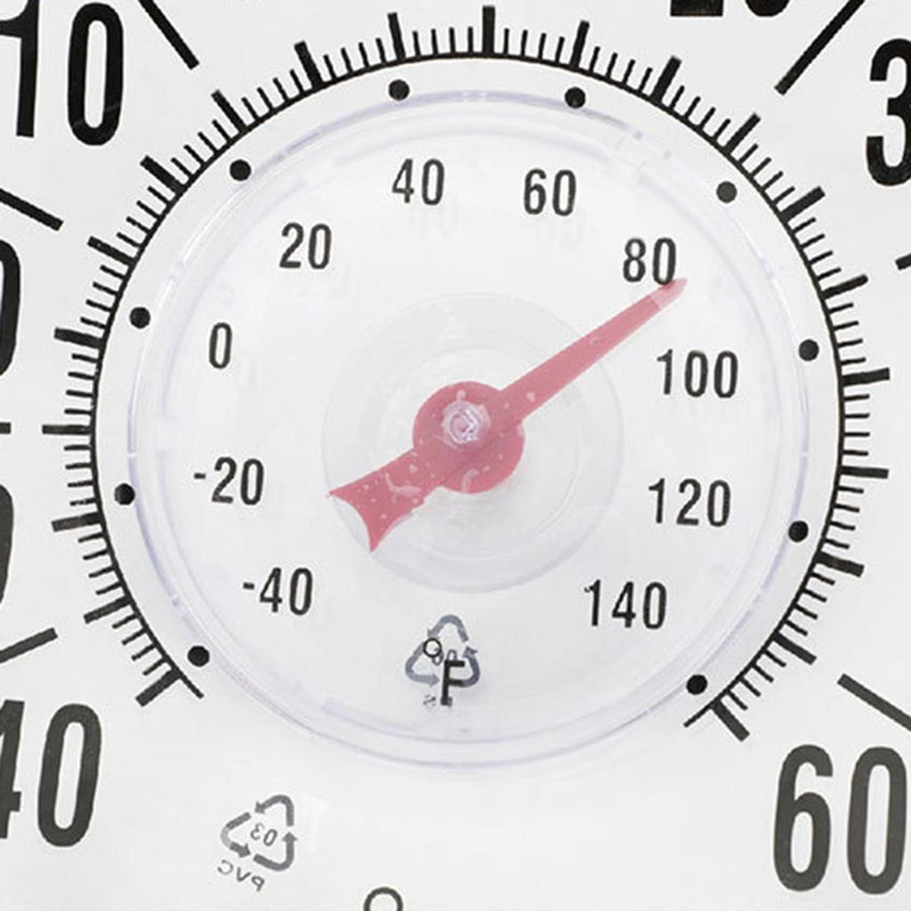 Innen-Außen-Thermometer Saugnapf Genau Wasserdicht Außen-Temperaturmesser Raumthermometer Für Zuhause Wohnheim Innenfenster