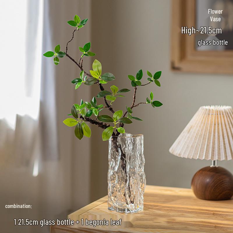 Bionic Begonia: Artificial Luxury Green Plant Dining Table Decoration