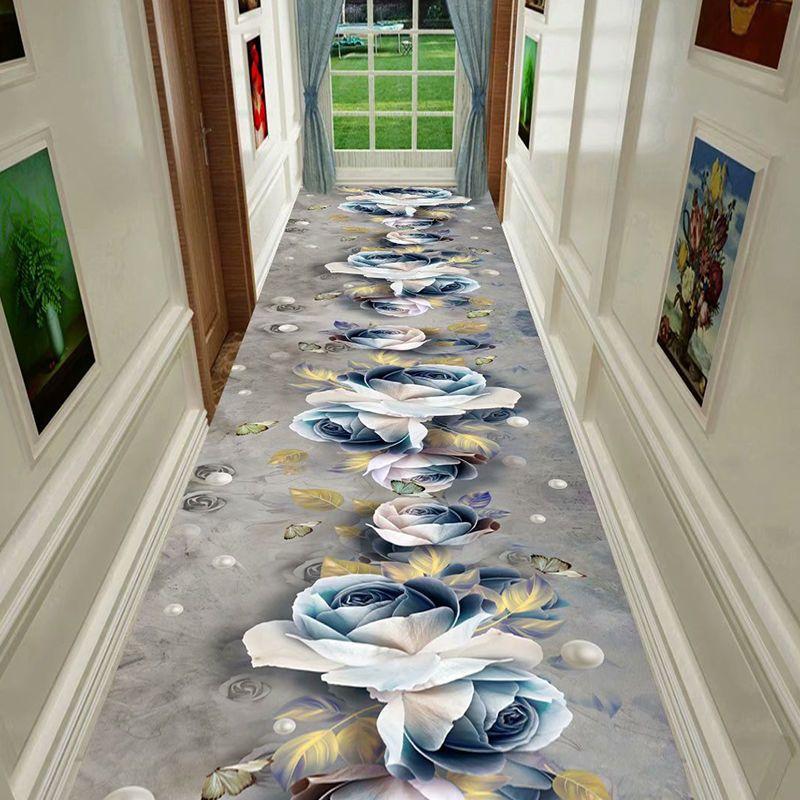 3D Läufer Teppiche für Flur Wohnzimmer Dekoration Zuhause Hotel Lobby Langer Teppich Eingangstürmatte Treppenbereich Teppich