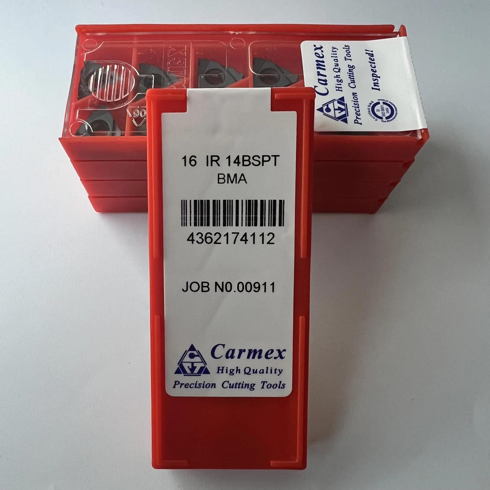 

Original / 16IR14BSPT BMA / Industrial indexable Carbide Inserts 10 Pcs