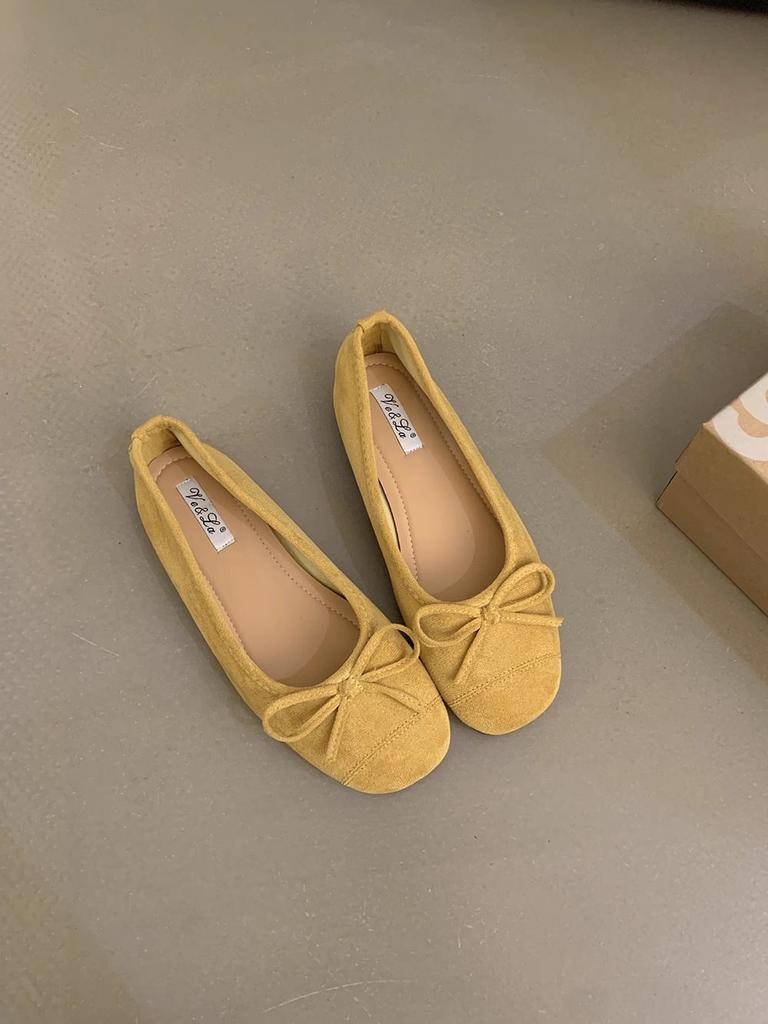 New Chinese Silver Flats Gentle Red Single Shoes Ladyshoes Ballet Soft Sole Candy Small Fragrant Wind Women's Shoes Autumn French