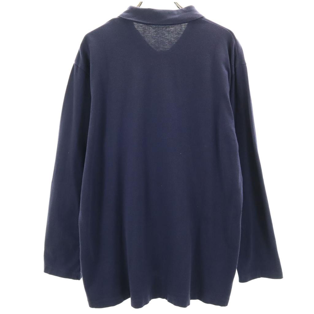 Y’s for Men Long Sleeve Jersey Polo Shirt Navy Men's Used