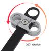 8 10 12 16 19mm 8 in 1 360° Drehung Kombinationsschlüssel Metrisch Ringmaulschlüssel für Heim- und Automobilreparatur Handwerkzeuge