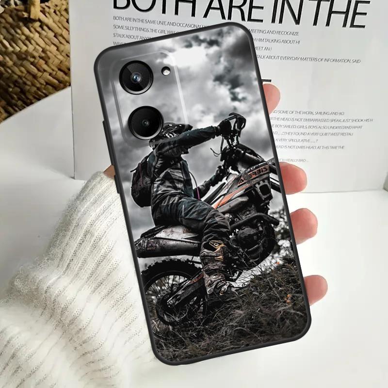 Moto Cross Motorcycle Sports For Realme GT Neo 5 GT5 9 10 11 12 Pro Plus C30 C31 C33 C35 C25s C21Y C51 C55 C67 C53 Case