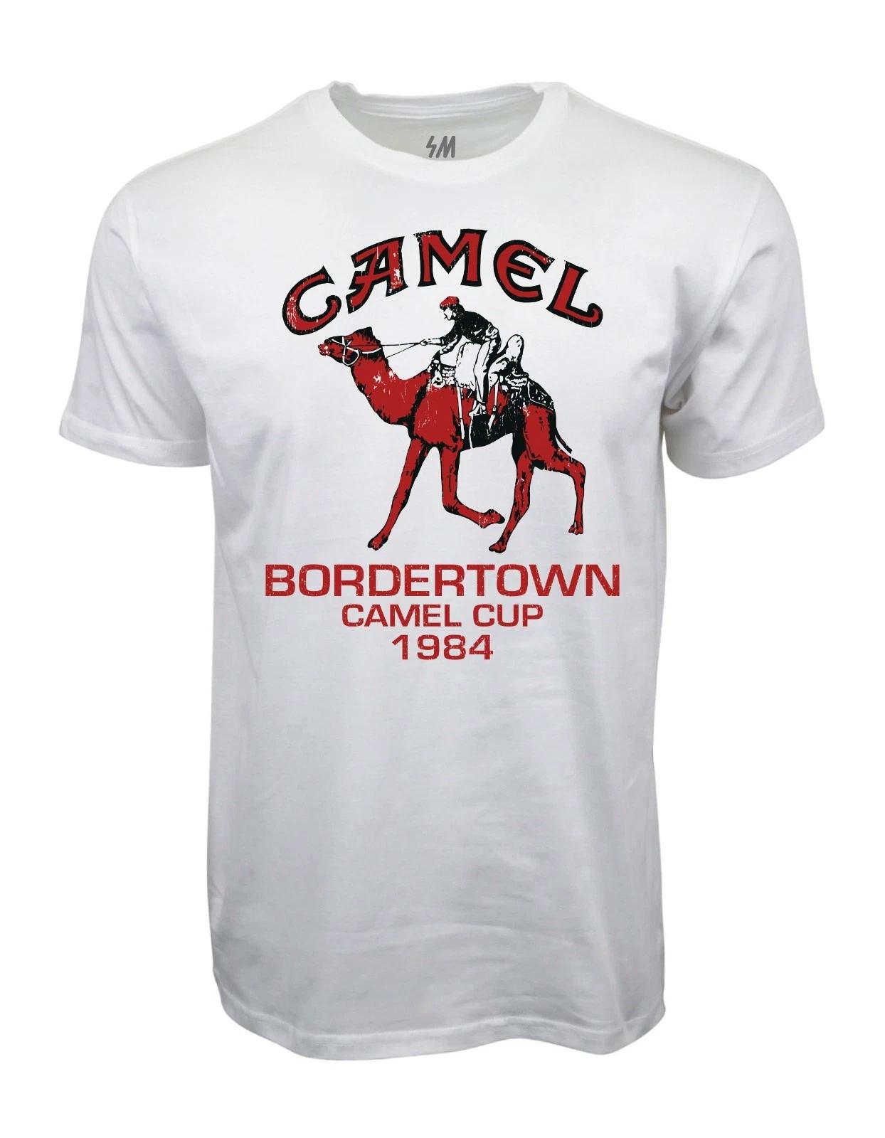 

Unisex Adult Vintage Graphic 1984 BORDERTOWN CAMEL CUP AUSTRALIA T-... S
