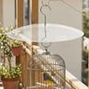 UV Protection Umbrella Bird Feeder Clear Dome Hanging Bird Feeder Baffle  Balcony Garden