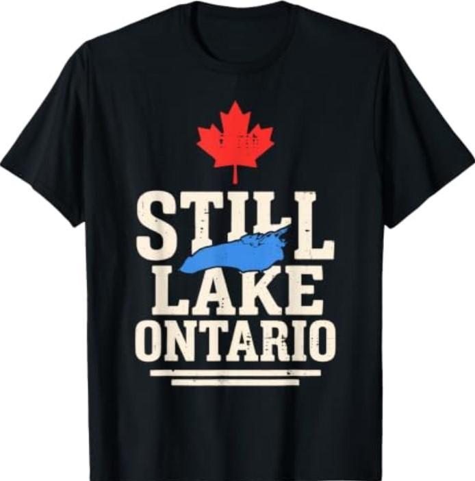 Vintage Still Lake Ontario Canada T-Shirt