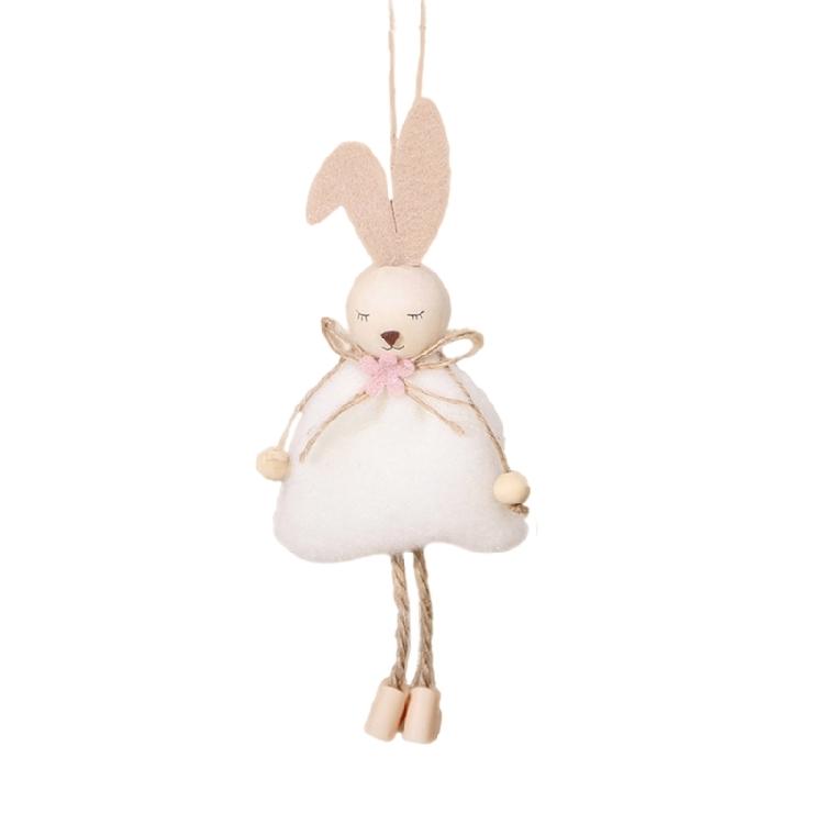 Handmade Plush Rabbits Hanging Ornament Party Centerpieces For Home Party Decoration Spring Fall Festival Celebration
