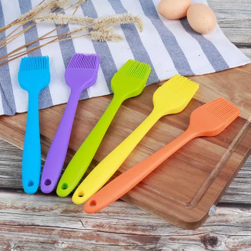 1PC Silicone BBQ Oil Brush Basting Brush DIY Cake Bread Butter Baking Brushes BBQ Tools Kitchen Cooking Barbecue Accessories