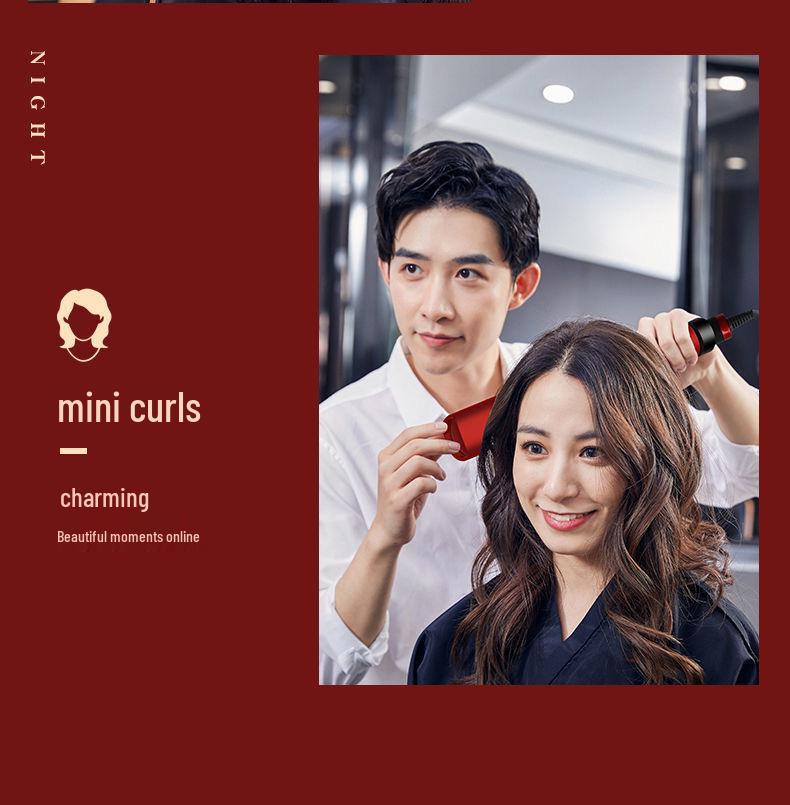 Dual-Use Curling and Straightening Iron for Dorms - Ideal for Students