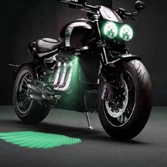 1 Pair Motorcycle Logo LED Light Motorcycle Projector Light 3W Angel