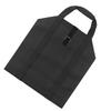 Firewood Carrier Dual Handle Full Open Side Large Capacity Strong Bearing Oxford Cloth Log Wood Storage Bag Black