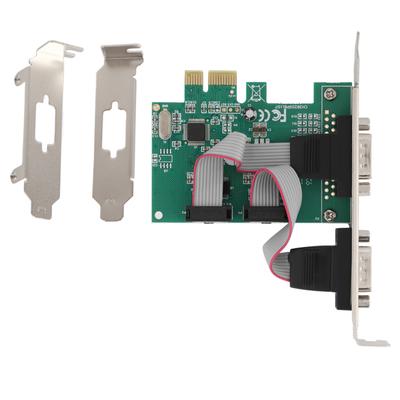 2 porturi 2 * RS-232 Port serial Convertor adaptor card COM la PCI-E PCI Express