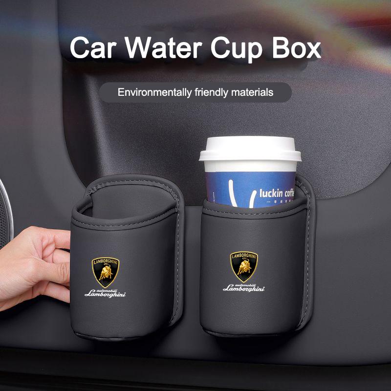 New Car Seat Back/Door Water Cup Box Drink Storage Bottle Rack For Lamborghini LP570 LP610 Urus LP700 LP770 Gallardo Aventador