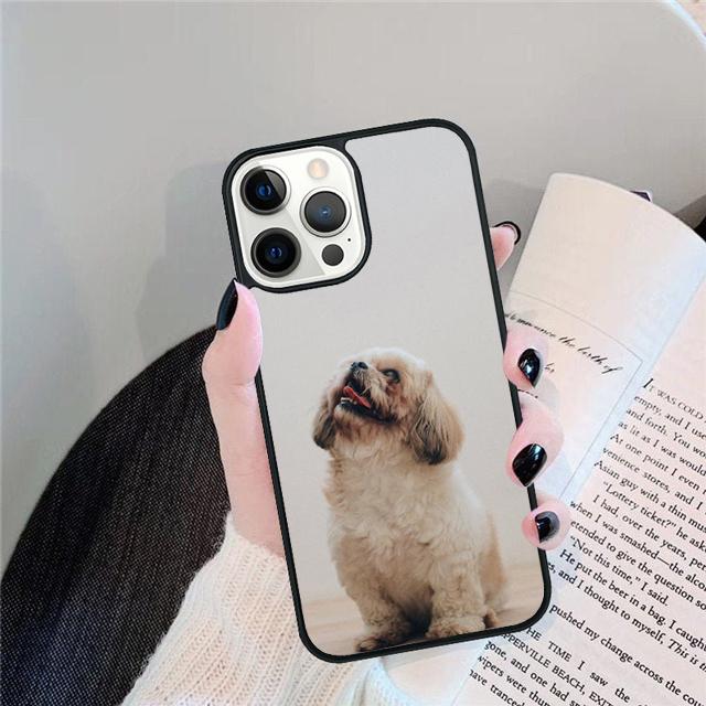Cartoon Shih Tzu Dog Coque Shell For iPhone 17 Air 15 16 14 13 12 Pro Max 11 Pro Max Plus Phone Case Cover