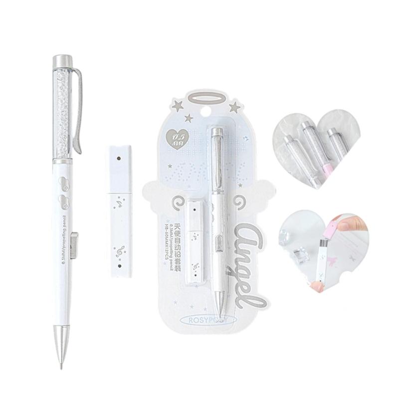 Automatic Writing Pencil Mechanical Pencil with 0.5mm Refills For Technical Drawing And Daily Note Taking Sketching