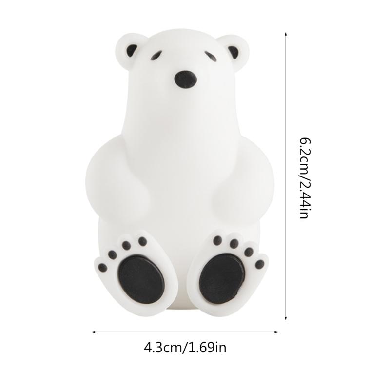 Wandmontierter Cartoon Bär Zahnbürstenhalter Haushaltsdekoration für Badezimmer Wohnheim Wand Fensterdekoration