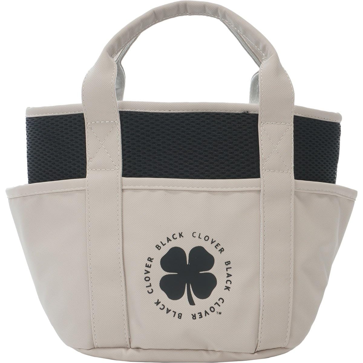 

Black Clover GOOD VIBES ROUND POUCH LIGHT GRAY