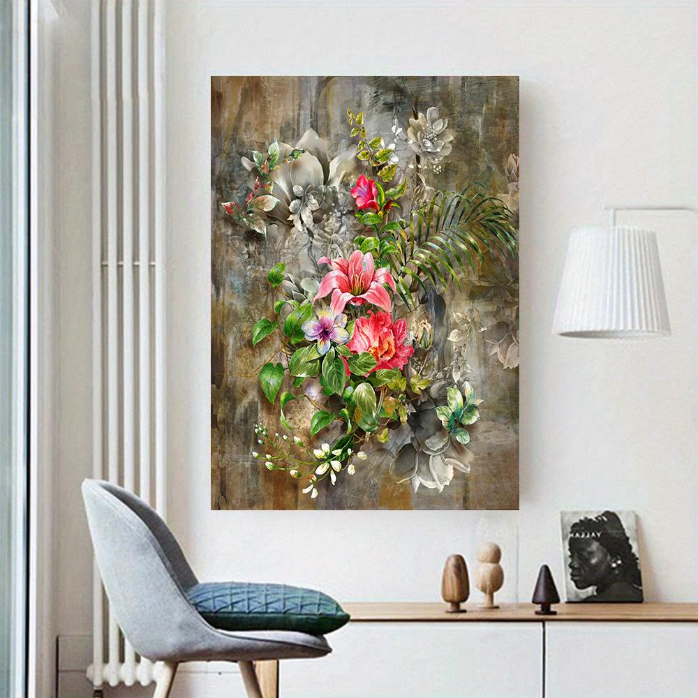 Abstract Art Colorful Flower Canvas Painting Wall Art Spring Tree Floral Posters Prints for Living Room Bedroom Home Decor