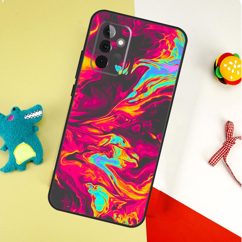 Psychedelic trippy abstract art For Samsung Galaxy A54 A34 A14 A55 A35 A15 A53 A33 A13 A05 A06 A16 A22 A32 A52 Phone Case