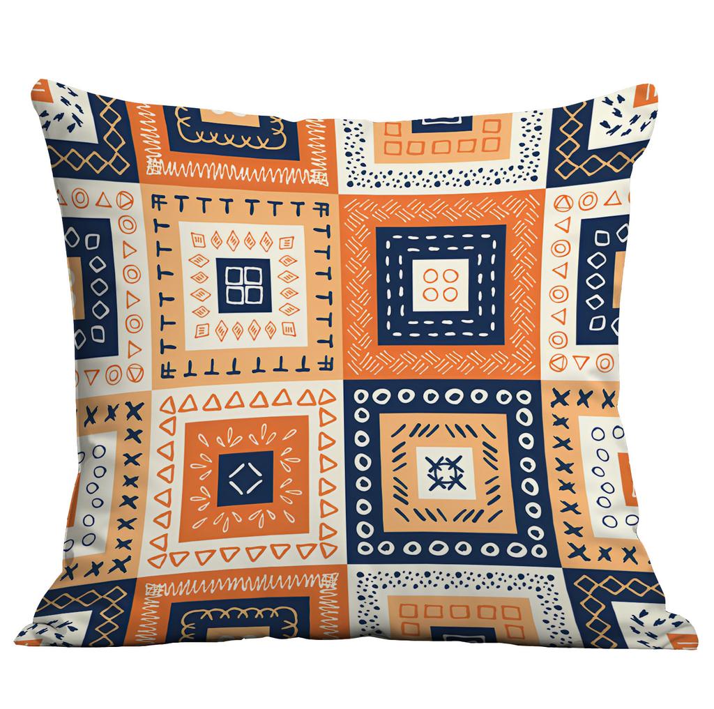 Bohemian Ethnic Style Pillow Cover Living Room Sofa Cushion Hotel Teahouse Pillow Cushion Cover Premium Durable