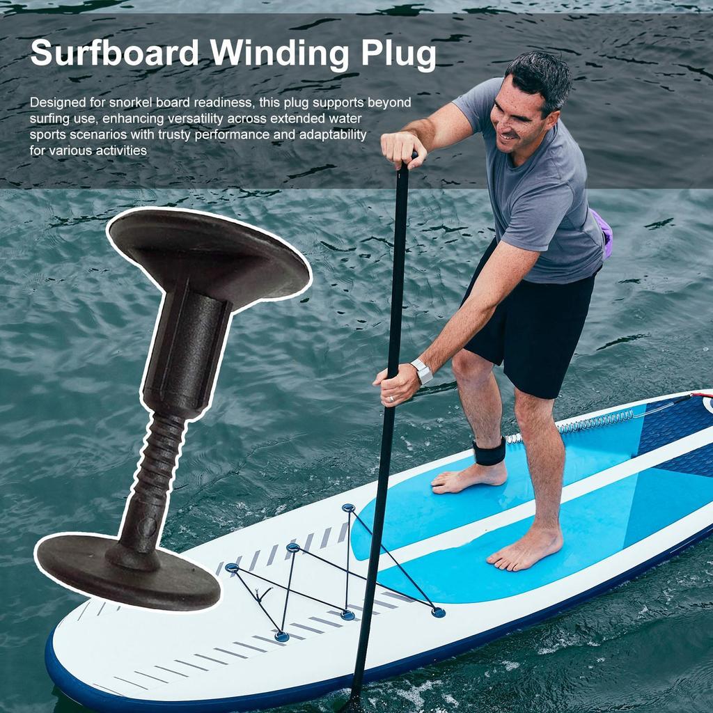 1PC Surfboard Safety Foot Rope Buckle Leash Plug For Water Sports Plastic Bolt Surf Leash Plug Surfing Rope Accessories