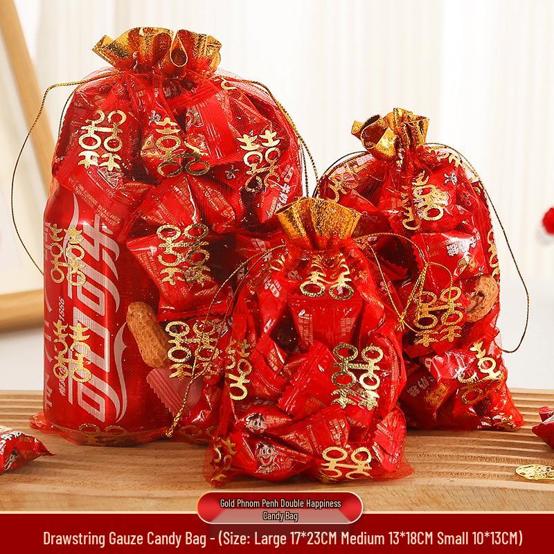 2024 New Style Organza Wedding Candy Bags for Packaging Candy