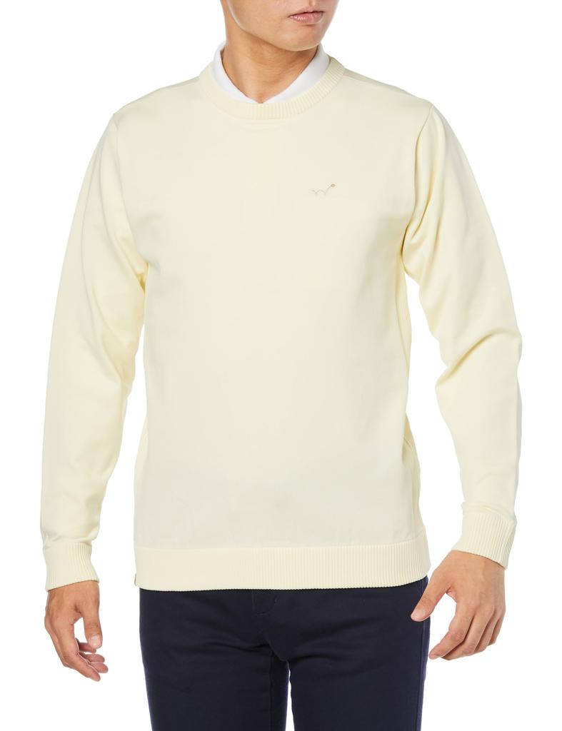 EDWIN GOLF Crew Knit Cream Men's Shirt,