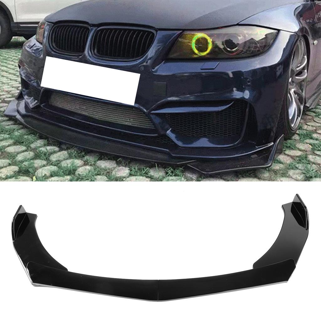 4Pcs Universal Front Bumper Splitter Lip Lower Chin Diffuser Spoiler Deflector Body Kit