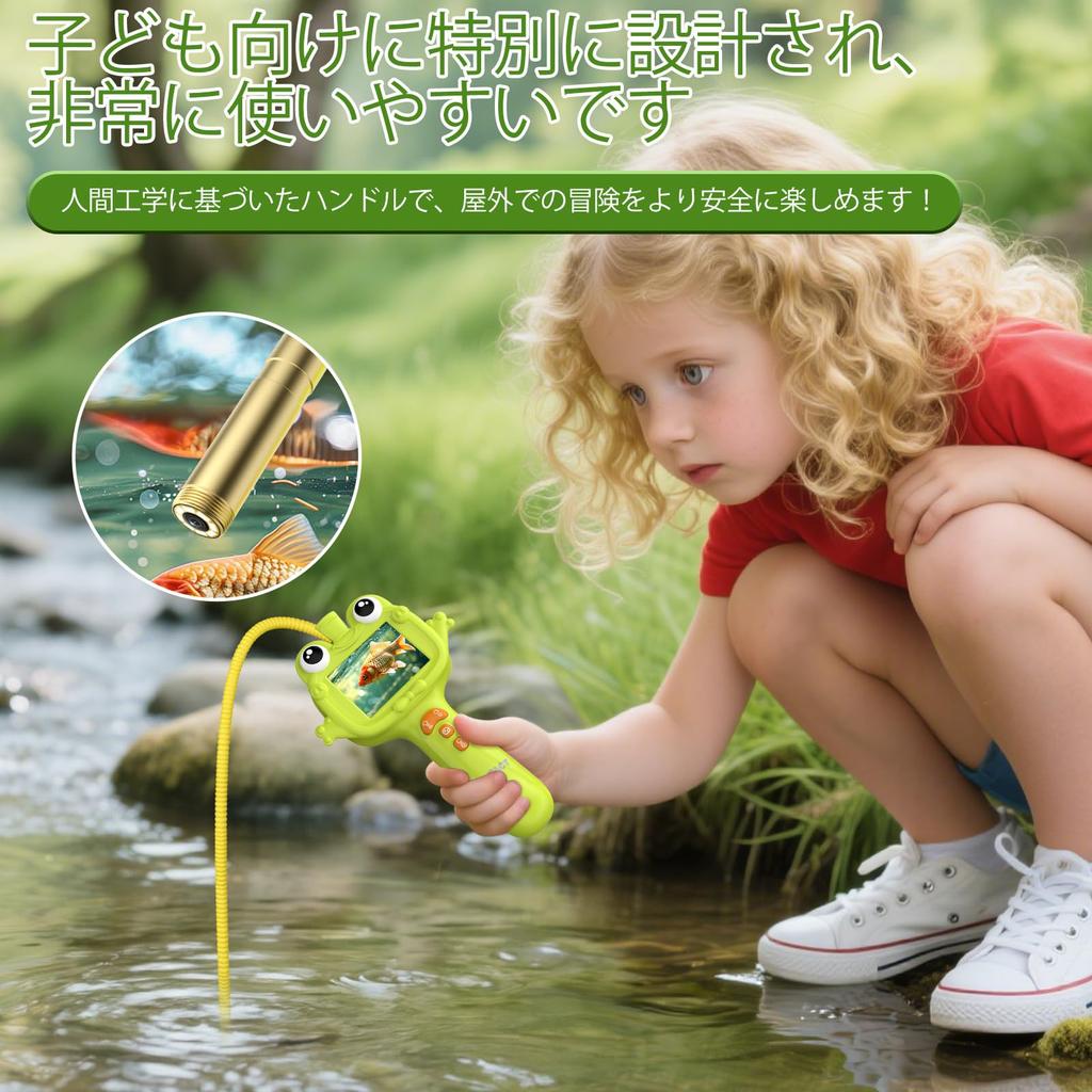 OUTACT STEM Educational IPS USB PC Electronic 1M Adjustable IP67 for Elementary School Boys and Birthday Science Education Tool Kids' Microscope,