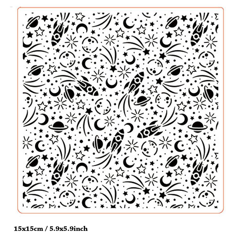 Grid Net Plastic Embossing Folders Template Dies Stencil Flower Lace Line Rattan Heart Frame