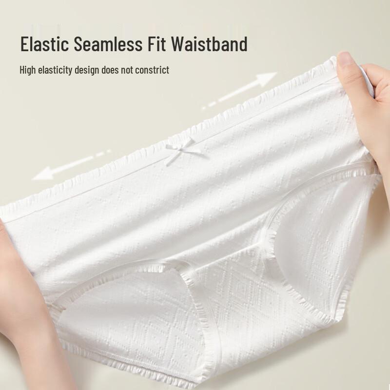 Urban Beauty Women's Pure Cotton & Silk 4-Pack Briefs