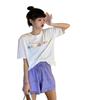Embroidered Short-sleeved T-shirt for Women's Summer New Loose Student Women's Top
