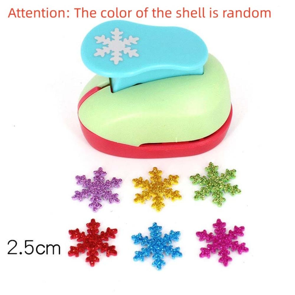 7*6*4cm Flower Furador Random Color DIY Embossing Punches DIY Paper Cut Puncher  for Card