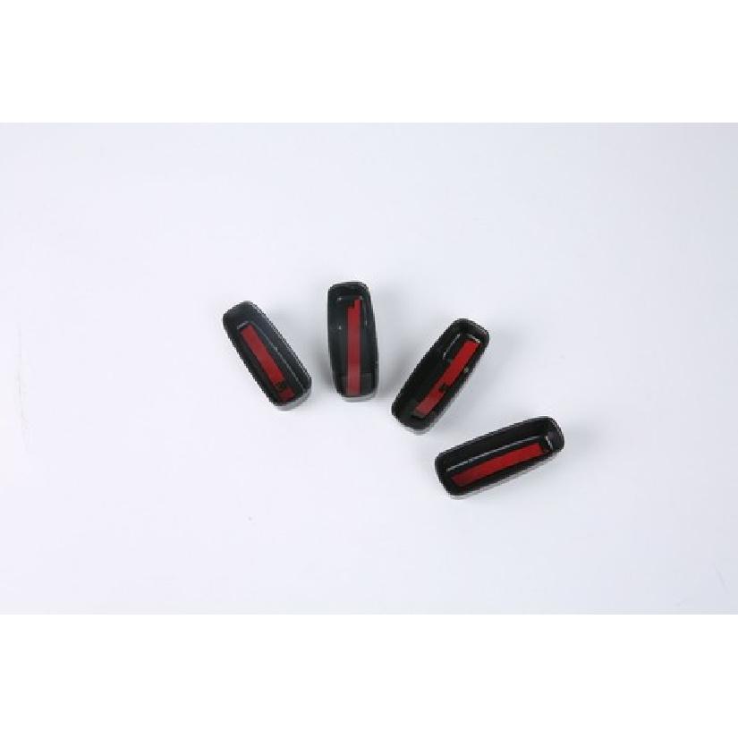 Fiber Seat Adjust Button Cover Trim For Land Rover Range Rover Velar 18-23 4pcs