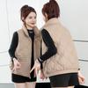 Fashionable and Warm Women's Winter Down Jacket with Stand Collar and Loose Vest