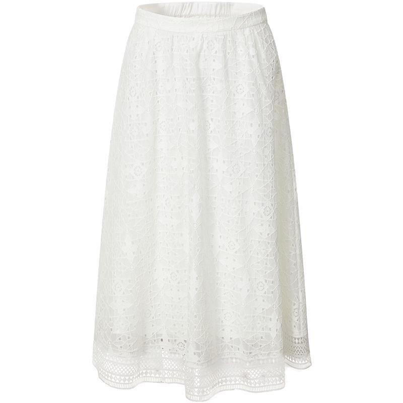 

Juzza Anna s Lace A-Line Midi Skirt M