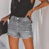 Lettvektsshorts for kvinner Uformelt moteshorts Sexy denimshorts