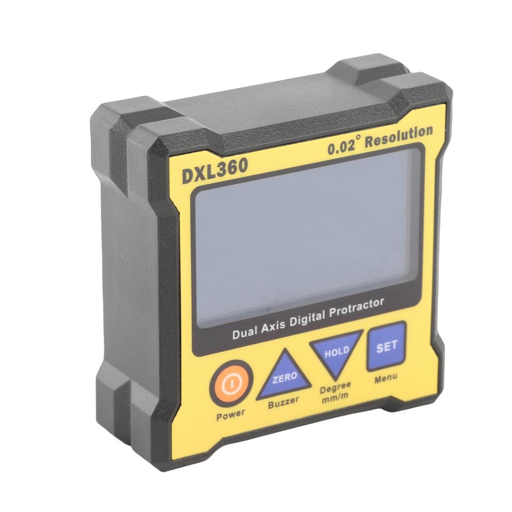 DXL360 Dual Axis Digital Angle Protractor with 5 Side Magnetic Base High Precision Dual Axis Digital Display Level 100