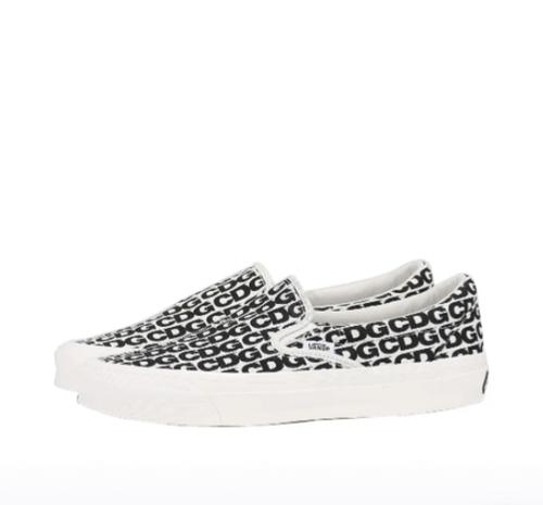 Comme Des Garcons X Vans Slip-on CDG VN0A32QNUY6 Men's Shoes NEW