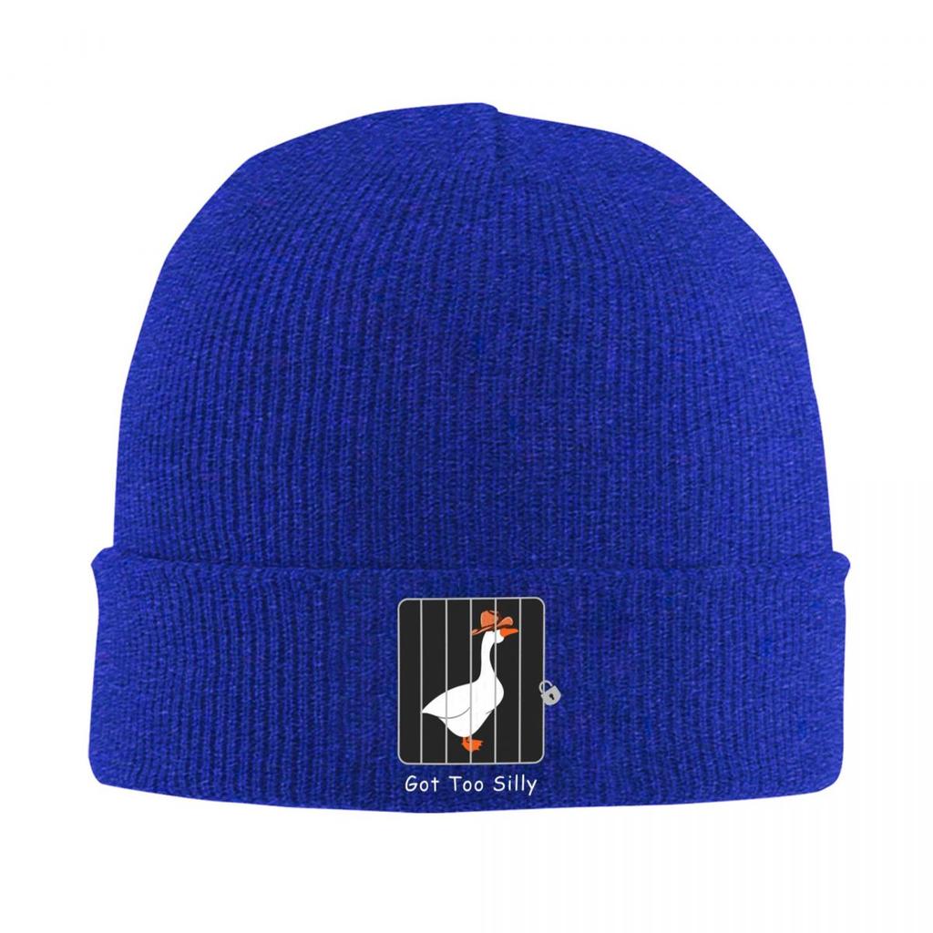 Got Too Silly Goose Funny Warm Knitted Cap Hip Hop Bonnet Hat Autumn Winter Outdoor Beanies Hats for Unisex Adult