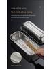 Stainless Steel Chopstick & Utensil Holder with Draining Rack and Sterilizer